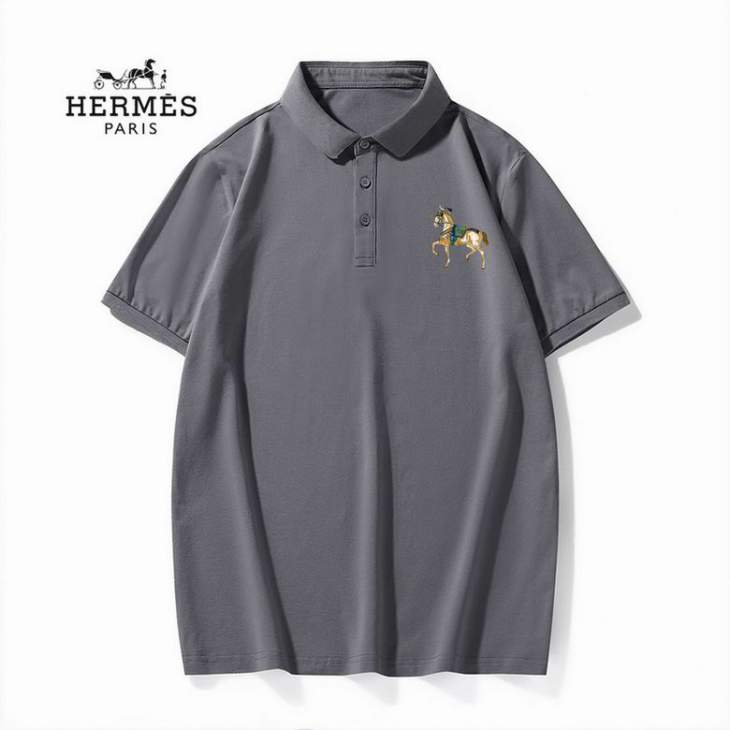 Picture of Hermes Polo Shirts Short _SKUHermesPoloShortm-3xl25t0127189